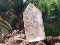 Polished Clear Quartz Crystals x 3 From Madagascar