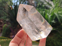 Polished Clear Quartz Crystals x 3 From Madagascar