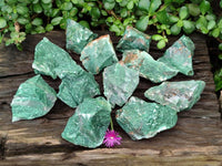 Natural Buddstone Cobbed Specimens x 12 From Swaziland