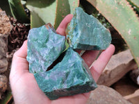 Natural Buddstone Cobbed Specimens x 12 From Swaziland