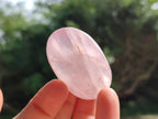 Polished Rose Quartz Palm Stones x 20 From Madagascar
