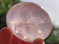 Polished Rose Quartz Palm Stones x 20 From Madagascar