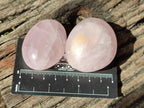 Polished Rose Quartz Palm Stones x 20 From Madagascar