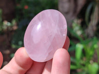 Polished Rose Quartz Palm Stones x 20 From Madagascar