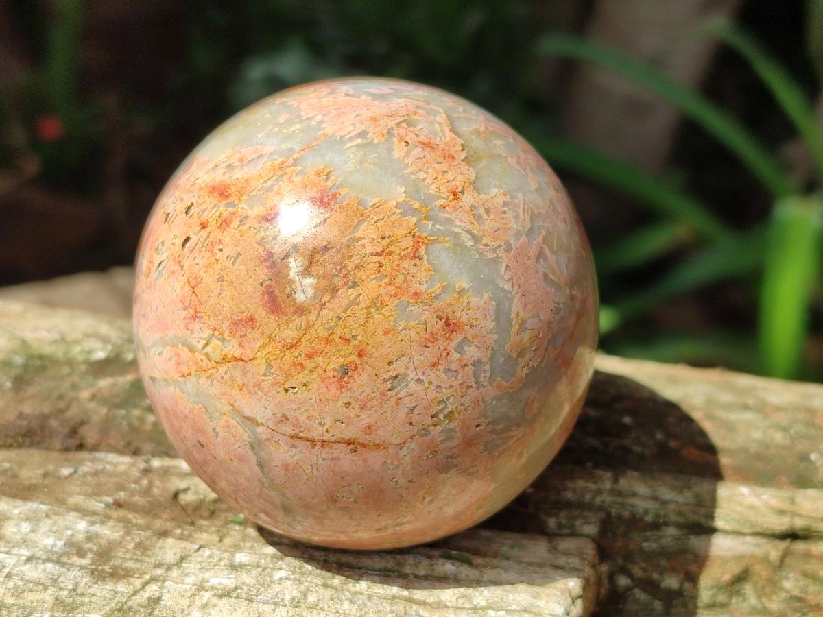 Polished Runestone Feldspar Spheres x 6 From Zimbabwe