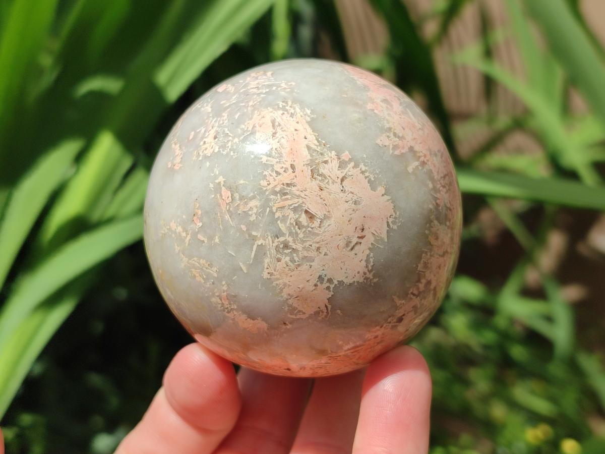 Polished Runestone Feldspar Spheres x 6 From Zimbabwe