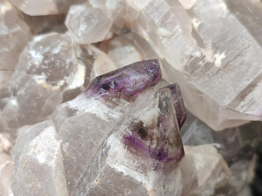 Natural Rare XXL Amethyst Sceptre Tipped Brandberg Cluster x 1 From Brandberg, Namibia