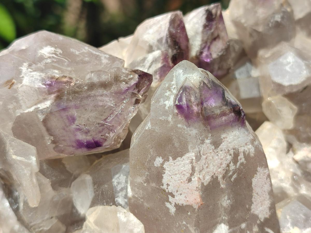Natural Rare XXL Amethyst Sceptre Tipped Brandberg Cluster x 1 From Brandberg, Namibia