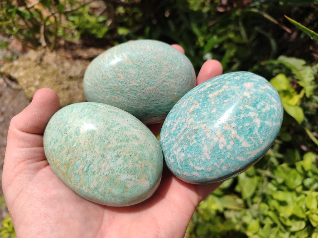 Polished Amazonite Free Forms x 8 From Madagascar