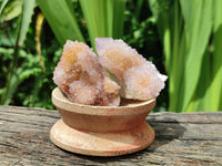 Natural Amethyst and Ametrine Spirit Clusters x 12 From Boekenhouthoek, South Africa