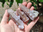 Natural Amethyst and Ametrine Spirit Clusters x 12 From Boekenhouthoek, South Africa
