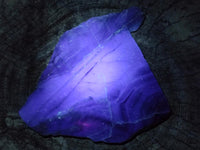 Polished On One Side Watermelon Fluorite Specimens x 3 From Uis, Namibia