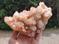 Natural Candle Quartz Clusters x 2 From Antsirabe, Madagascar