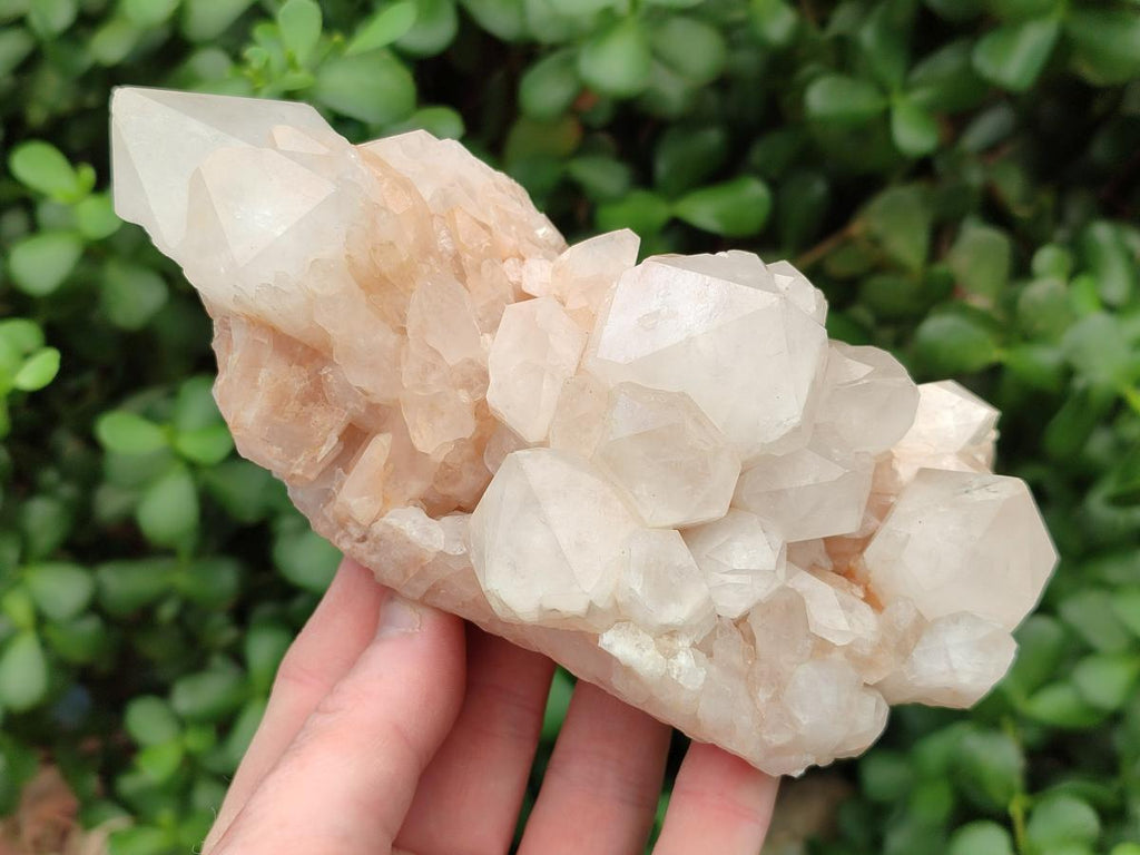 Natural Candle Quartz Clusters x 2 From Antsirabe, Madagascar
