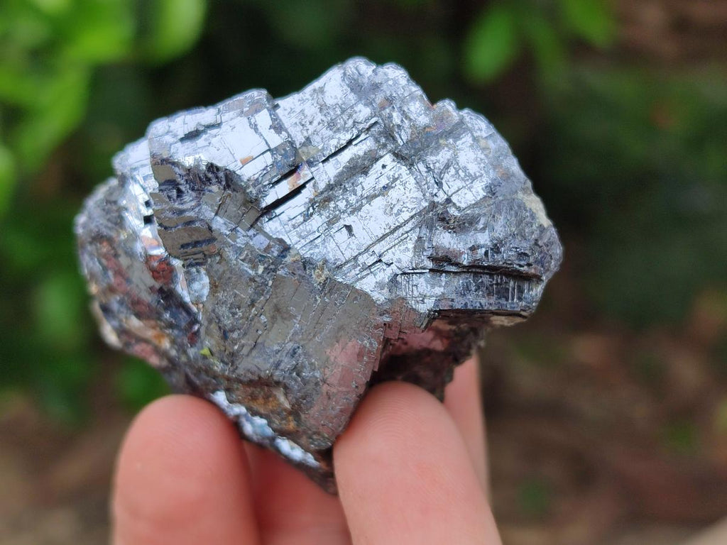 Natural Bright Silver Lead Galena Cobbed Specimens x 6 From Kaokoveld, Namibia