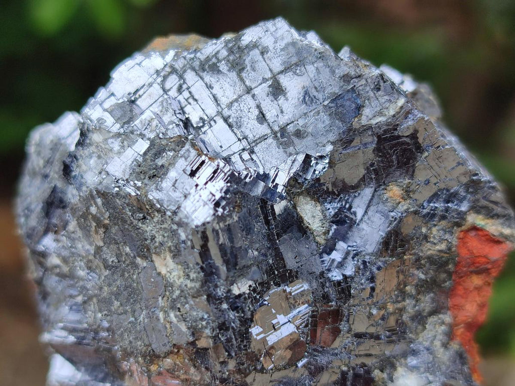 Natural Bright Silver Lead Galena Cobbed Specimens x 6 From Kaokoveld, Namibia