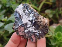 Natural Bright Silver Lead Galena Cobbed Specimens x 6 From Kaokoveld, Namibia