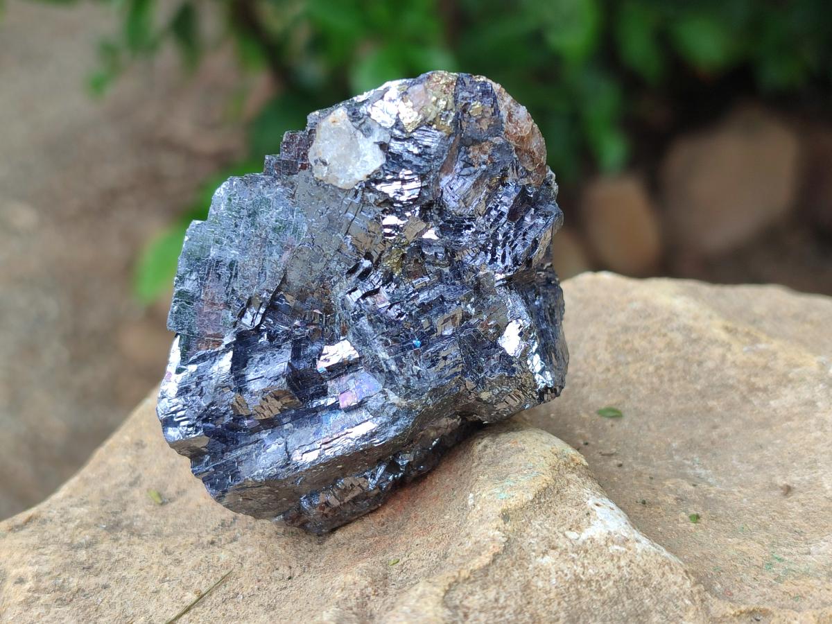 Natural Bright Silver Lead Galena Cobbed Specimens x 6 From Kaokoveld, Namibia