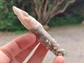 Natural Drusy Quartz Coated Spearhead Calcite Specimens x 35 From Albert's Mountain, Lesotho