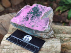 Natural Salrose Cobaltion Dolomite Specimens with Malachite x 3 From Kakanda, Congo