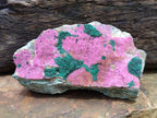 Natural Salrose Cobaltion Dolomite Specimens with Malachite x 3 From Kakanda, Congo