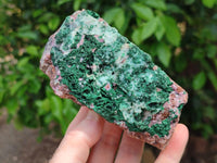 Natural Drusy Coated Malachite On Dolomite Specimens x 4 From Lupoto Mine, Congo