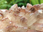 Natural Red Hematoid Quartz Clusters x 2 From Zambia