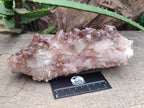 Natural Red Hematoid Quartz Clusters x 2 From Zambia