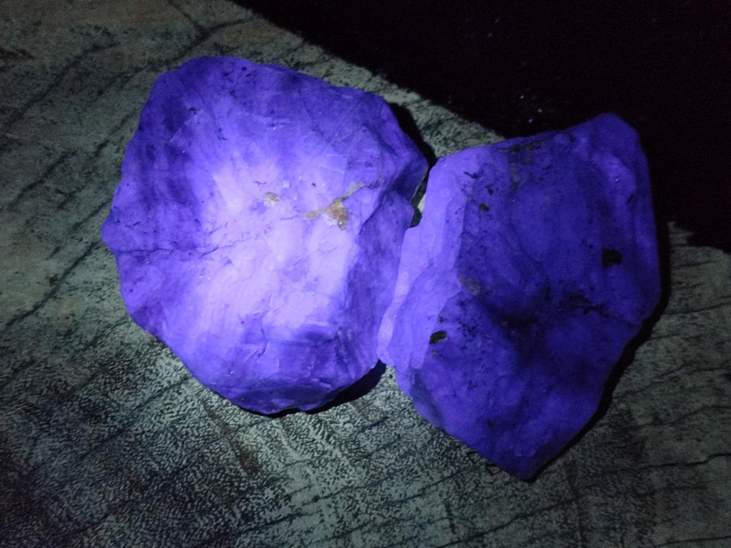 Natural Watermelon Fluorite Cobbed Specimens x 12 From Uis, Namibia