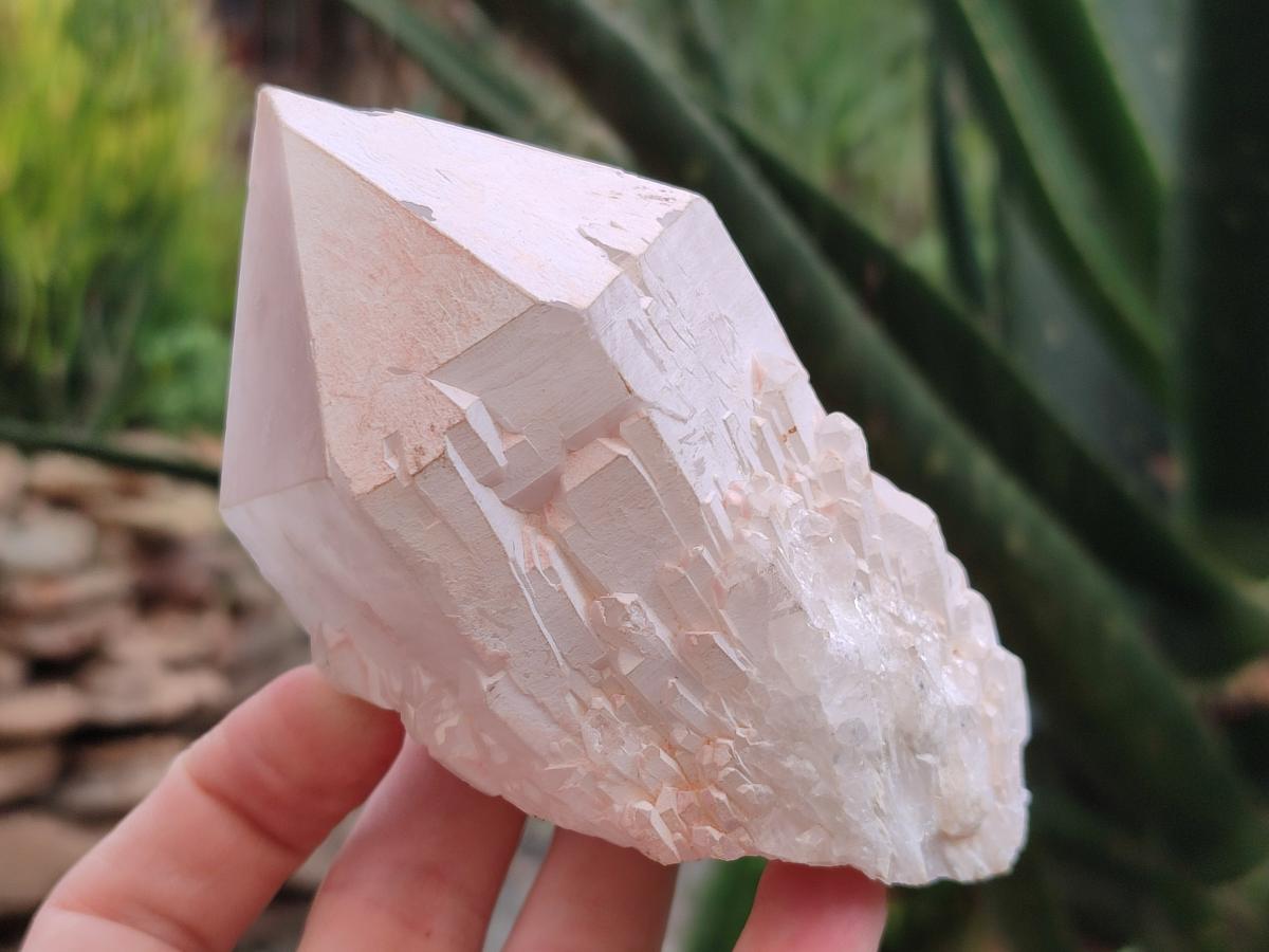 Natural Cascading Candle Quartz Clusters x 4 From Antsirabe, Madagascar