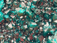 Natural XL Dioptase On Dolomite Specimen x 1 From Tantara Mine, Congo