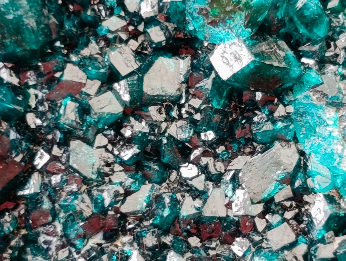 Natural XL Dioptase On Dolomite Specimen x 1 From Tantara Mine, Congo