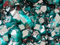 Natural XL Dioptase On Dolomite Specimen x 1 From Tantara Mine, Congo