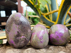 Polished Stichtite Free Forms x 4 From Barberton, South Africa