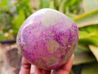 Polished Stichtite Free Forms x 4 From Barberton, South Africa