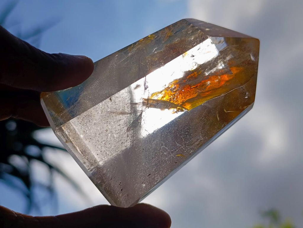 Polished Mixed Selected Quartz Crystals x 4 From Madagascar