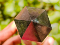 Polished Black Basalt Points x 3 From Madagascar