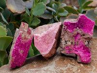 Natural Salrose Cobaltion Dolomite Specimens x 12 From Kakanda, Congo