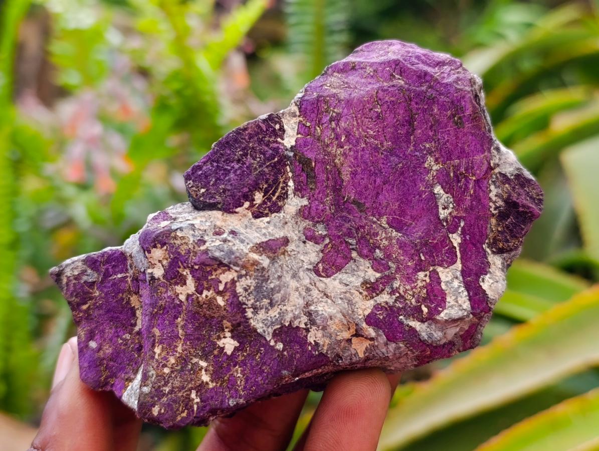 Natural Metallic Cobbed Purpurite Specimens x 10 From Erongo, Namibia