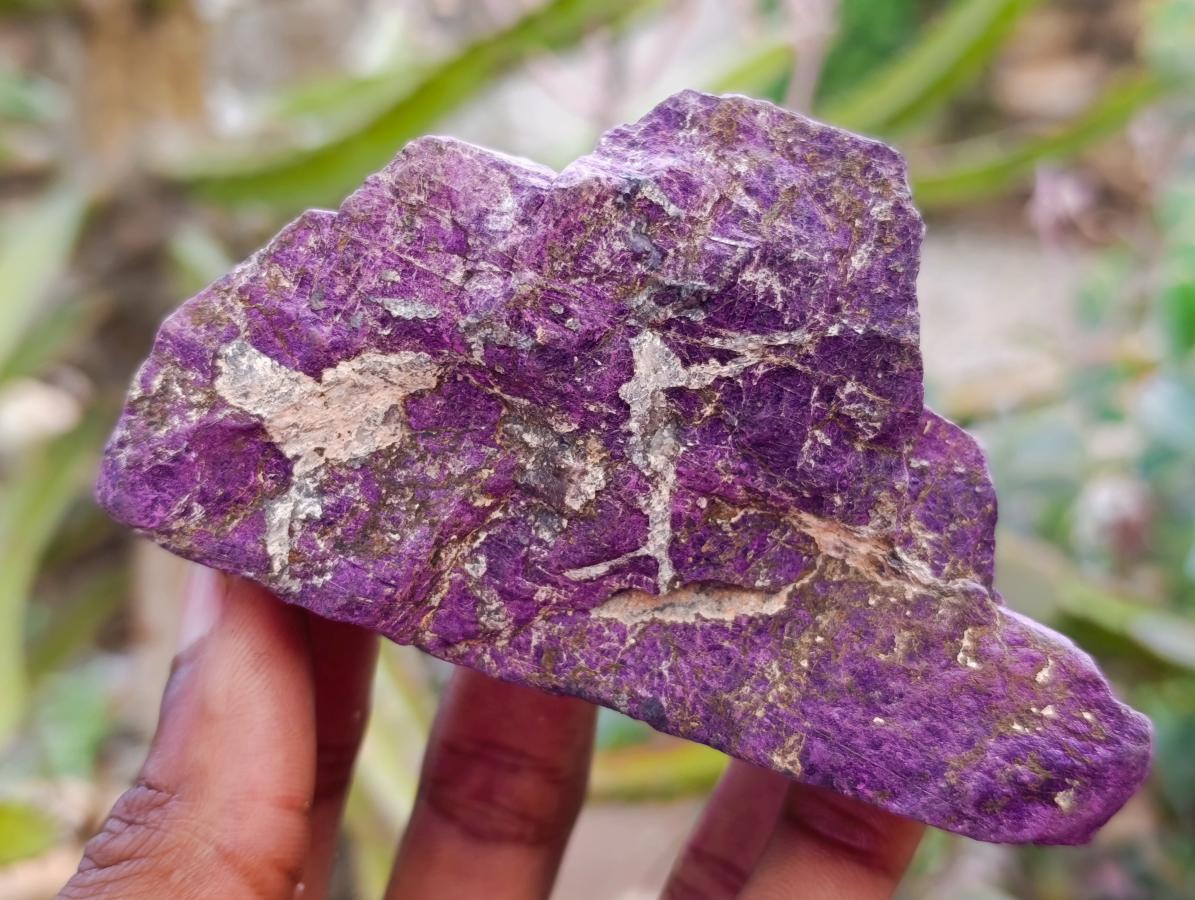 Natural Metallic Cobbed Purpurite Specimens x 10 From Erongo, Namibia