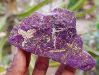 Natural Metallic Cobbed Purpurite Specimens x 10 From Erongo, Namibia