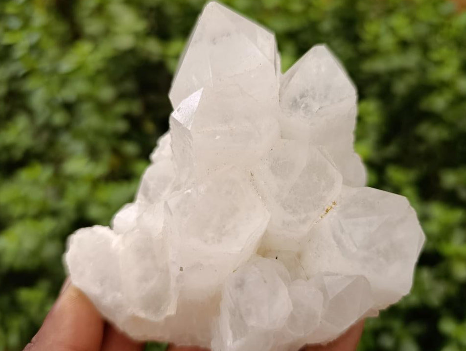 Natural Candle Quartz Clusters x 4 From Antsirabe, Madagascar