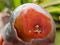 Polished Polychrome Jasper Hearts x 5 From NW Coast, Madagascar