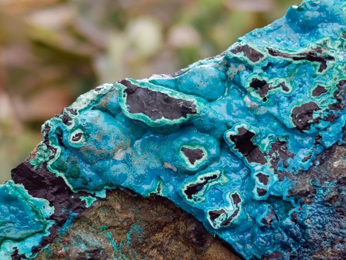 Natural Silica Chrysocolla Specimens x 2 From Kulukuluku, Congo