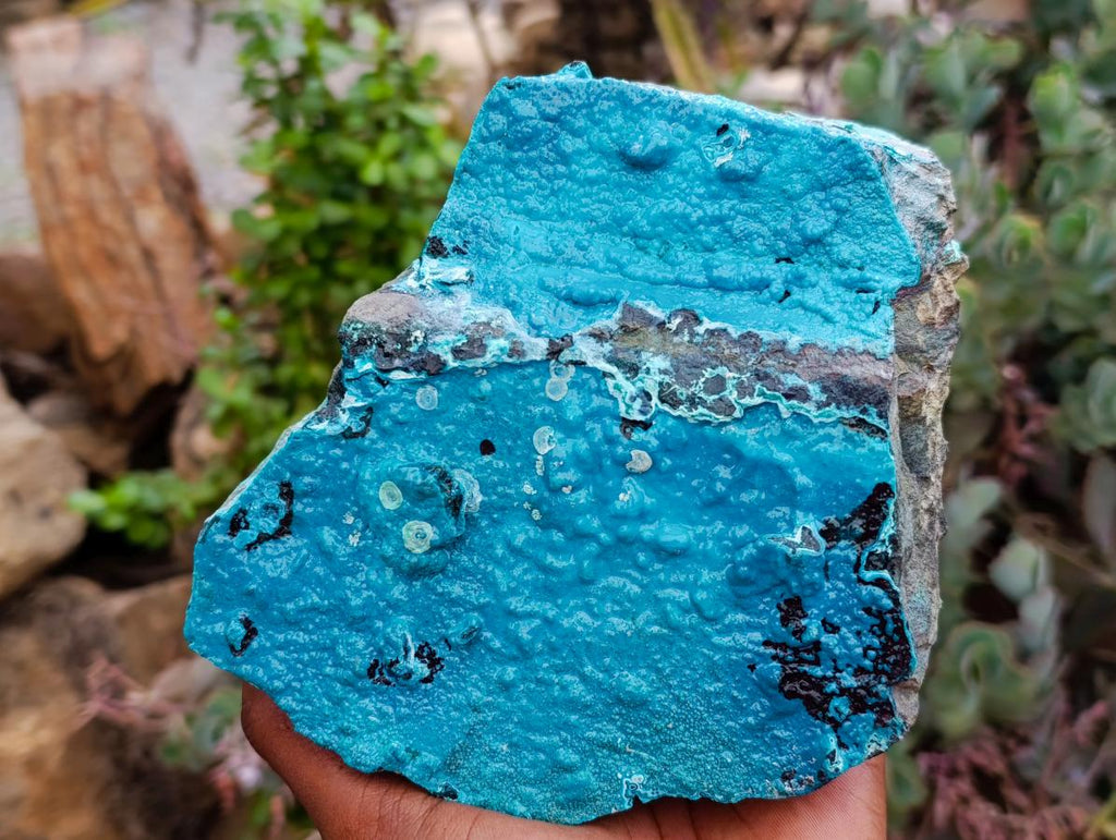 Natural Silica Chrysocolla Specimens x 2 From Kulukuluku, Congo