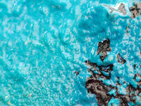 Natural Silica Chrysocolla Specimens x 2 From Kulukuluku, Congo