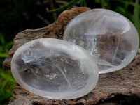 Polished Rock Crystal Galets x 12 From Amoron’i Mania Madagascar