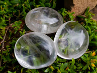 Polished Rock Crystal Galets x 12 From Amoron’i Mania Madagascar