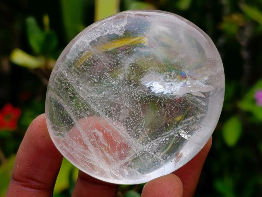 Polished Rock Crystal Galets x 12 From Amoron’i Mania Madagascar