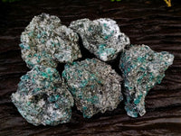 Natural Emerald Mica 'Mutokolite' Cobbed Specimens x 10 From Mutoko, Zimbabwe